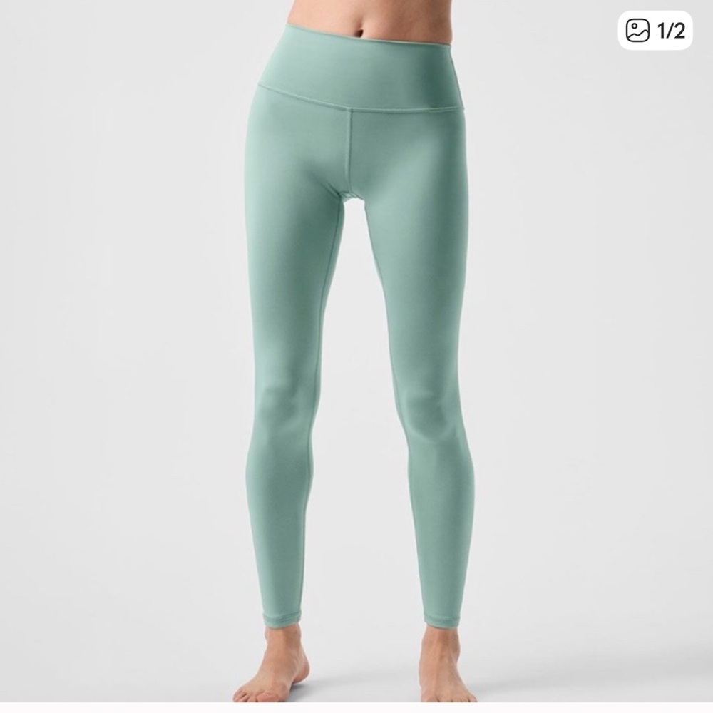ALO Yoga 7/8 Airlift Leggings - Botanical Green